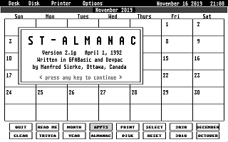 ST-Almanac atari screenshot